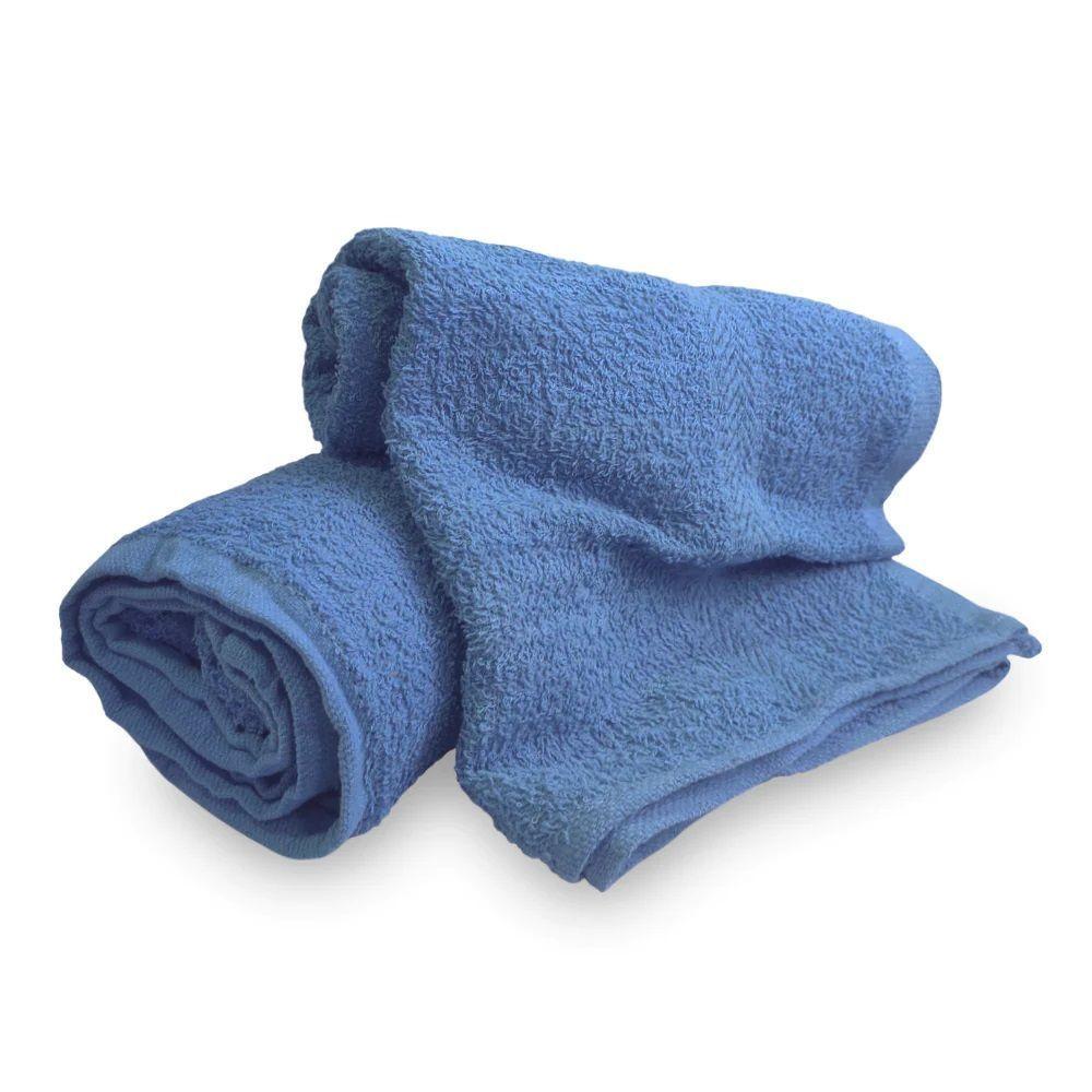 Juego De Toallas Silver Doral 100% Algodón Azul -1