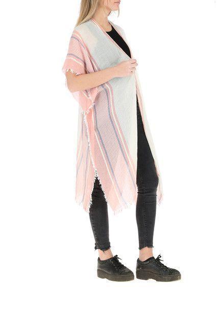 Kimono Rosado Líneas ID-0