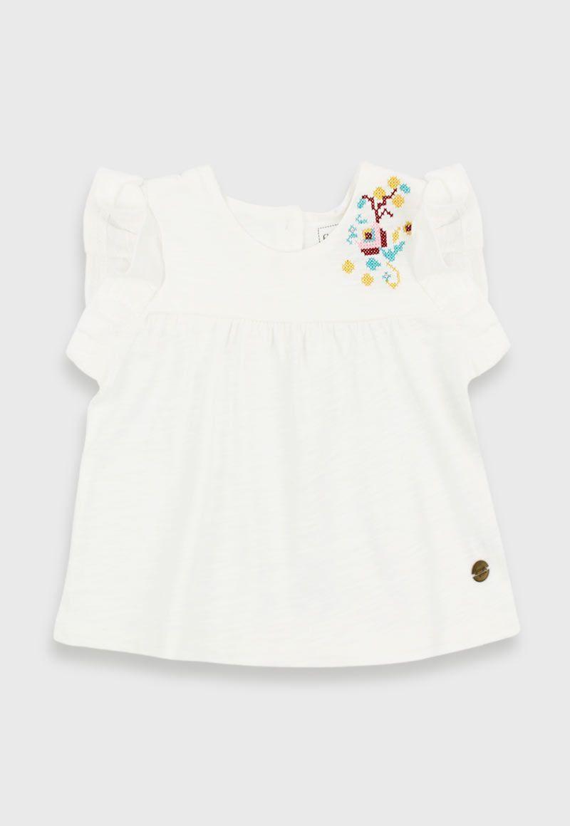 Polera bebé niña canesú craft 186-0