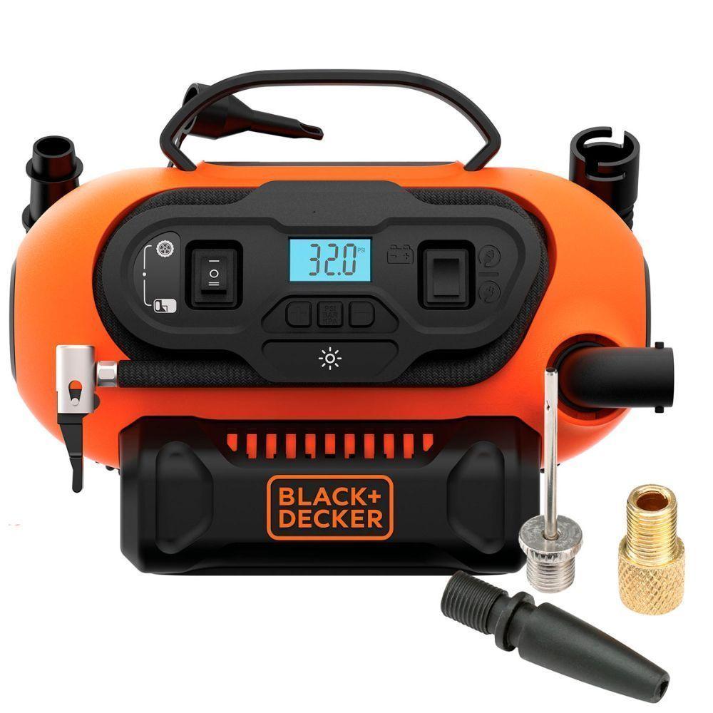 Inflador Inalambrica Multipropósito 20V  Bdinf20-B2C Black - Decker-0