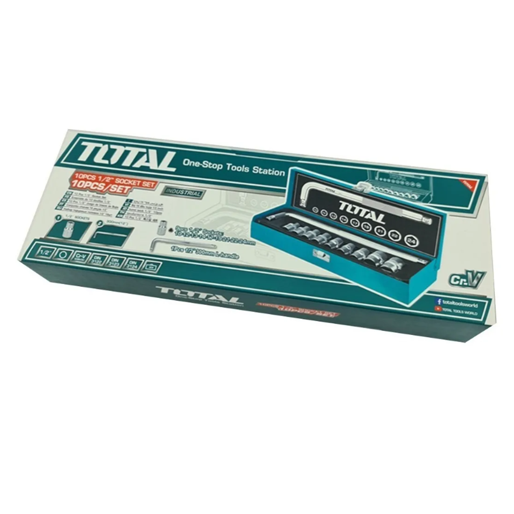 Set De Dados Barrote Cuadrante 1/2 10 Piezas Total-2