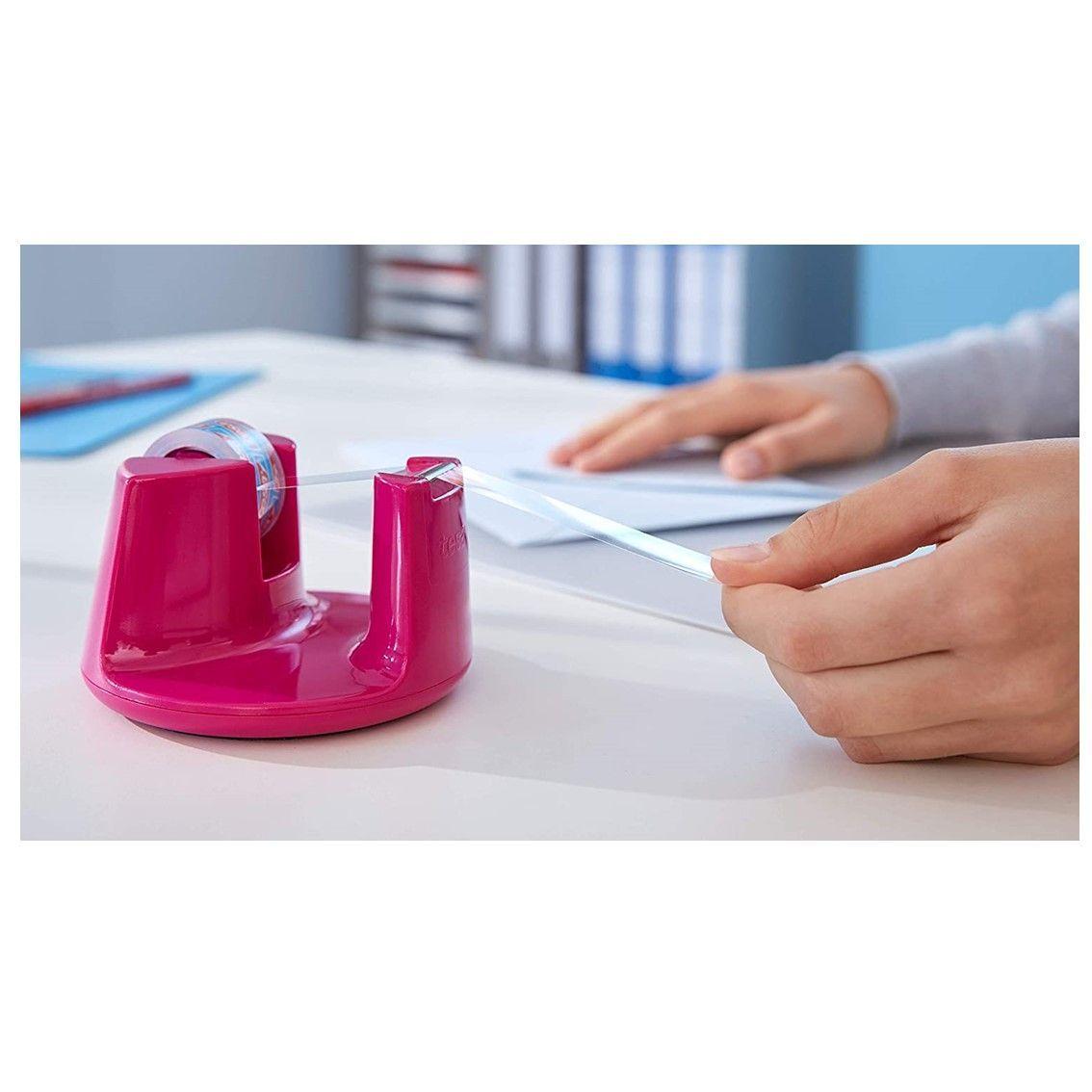 Dispensador De Cinta Adhesiva + 1 Rollo Pink Tesa Film-1