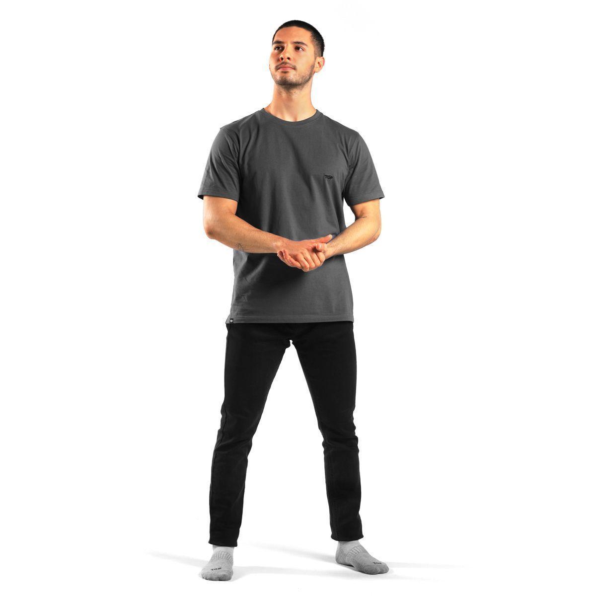 Polera Manga Corta Algodón Hombre C2 Top-0