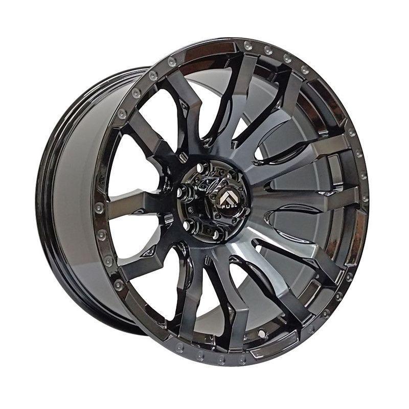 SET 4 LLANTA 16X8 6X139 ET0 B-FP-W/G-V-MR BLITZ Fuel Replica-0