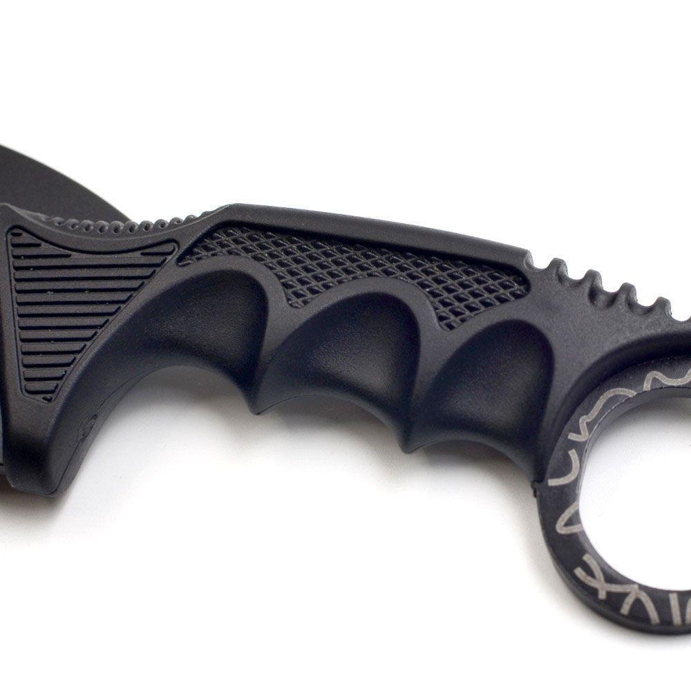 Karambit Black Spider Cuchillo De Caza De Acero AE85-5