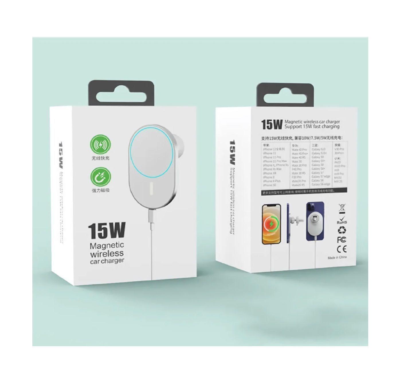 Cargador de inalámbrico compatible con Magsafe Carga Rapida 15W-2