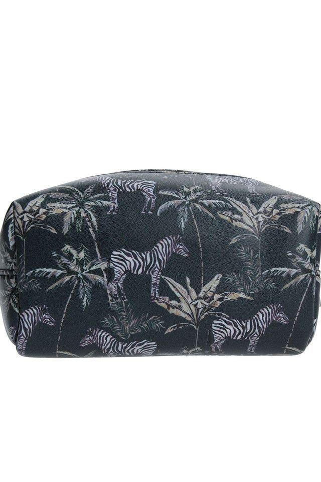 Cosmetiquero Negro Cebras iD-0