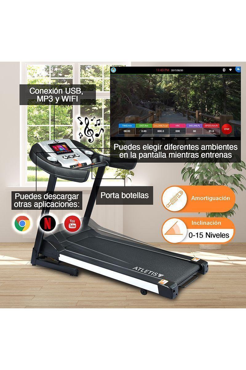 Pack Trotadora EliteDST900+Spinning HomeProFitness Negro-5