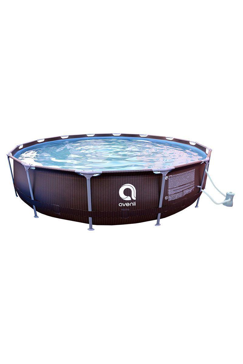 Piscina Redonda con Filtro 10825L 84x427cm Café-0