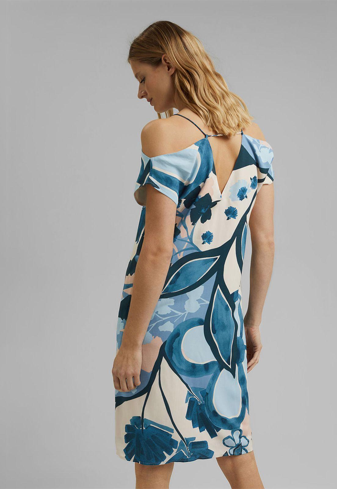 Vestido Midi De Hombros Descubiertos Esprit-1