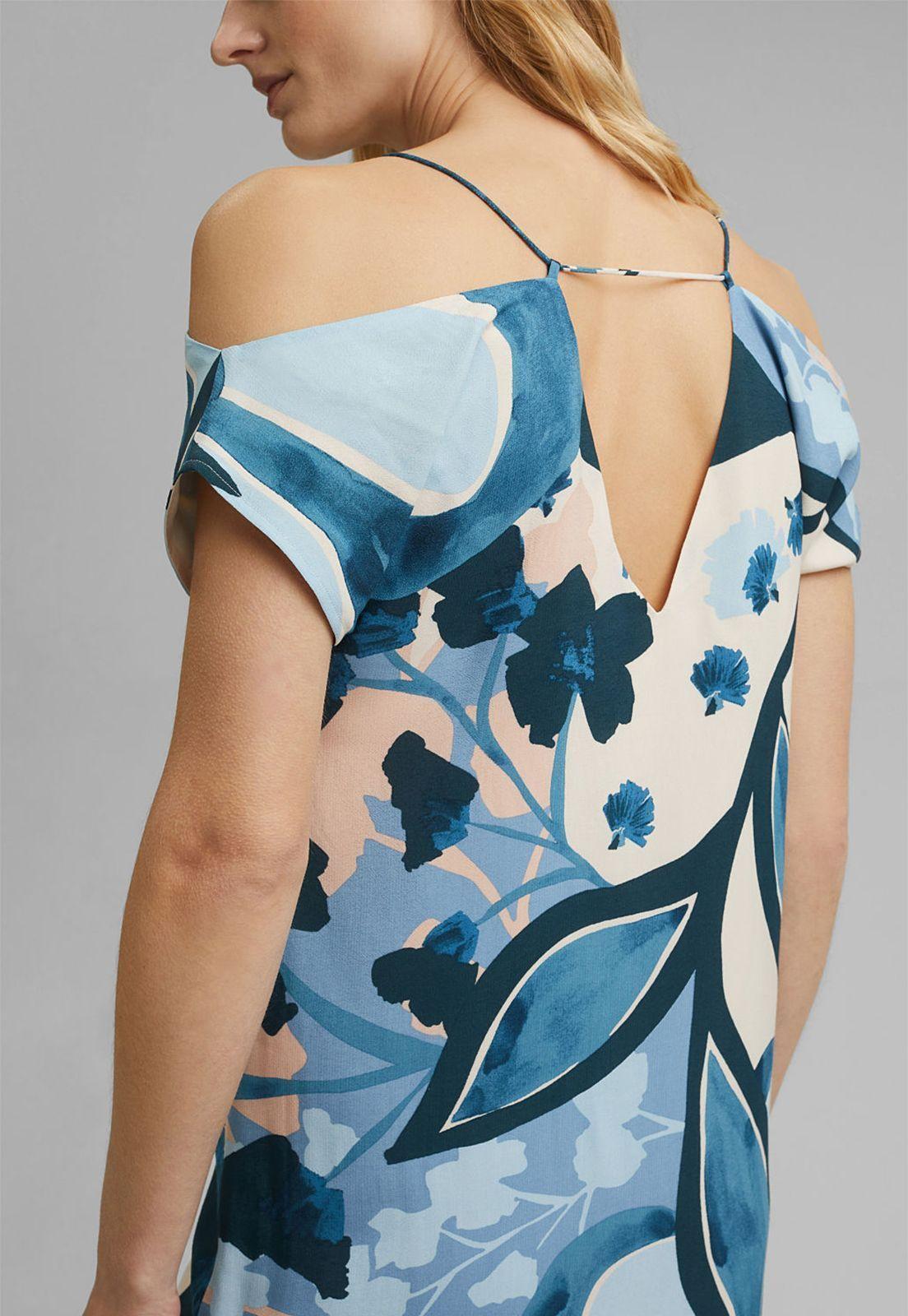 Vestido Midi De Hombros Descubiertos Esprit-2