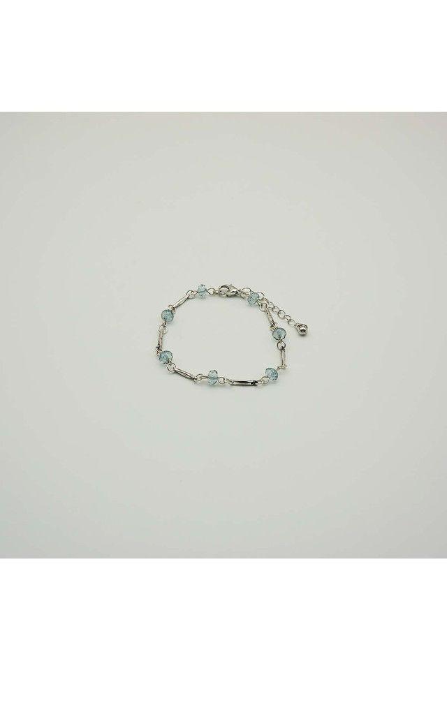 Pulsera Blanda Beads Plateada i-D-0