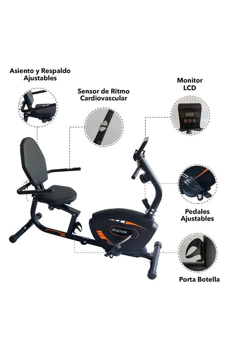 Pack Trotadora M201 + Recumbent YQ-2301D Blanco-4