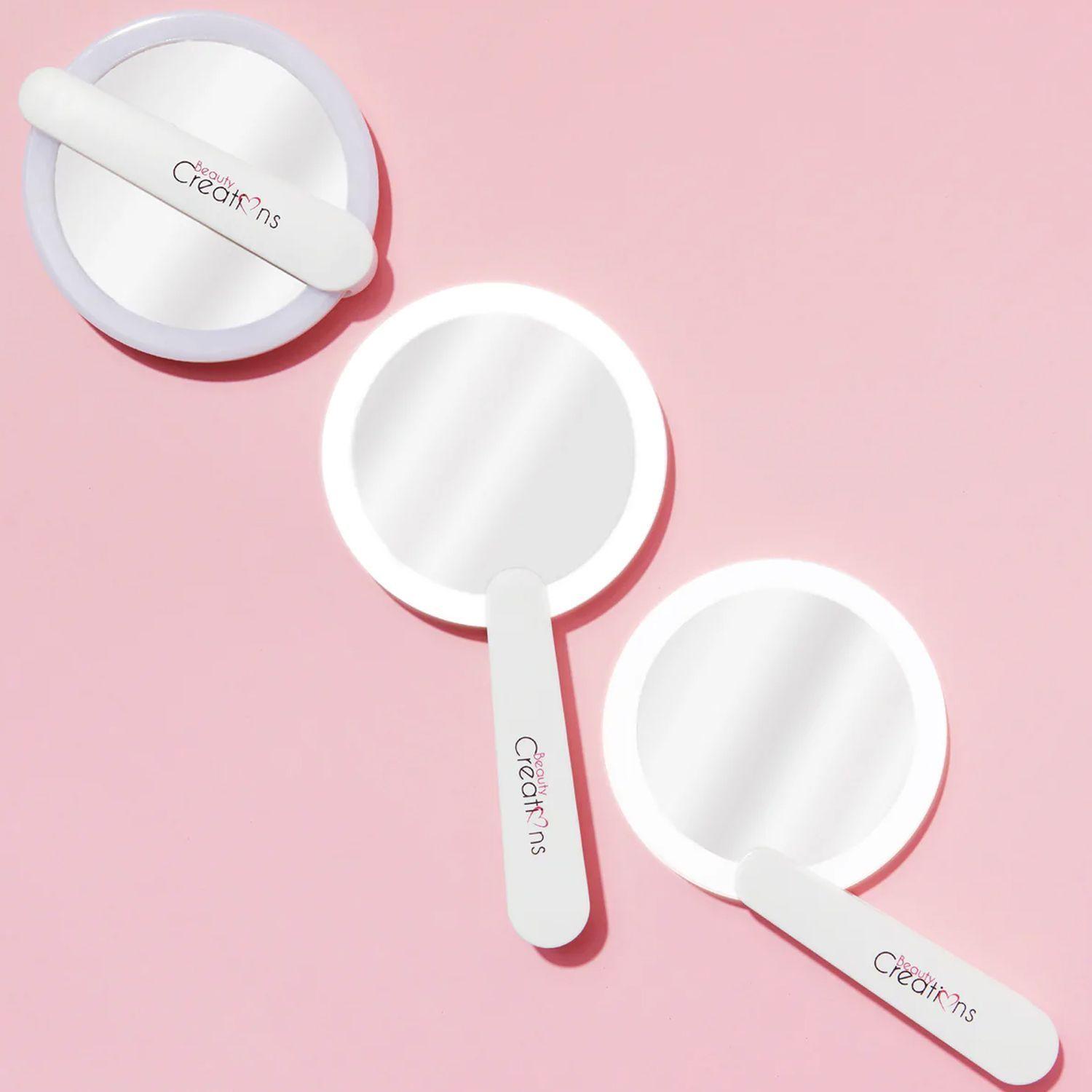 Espejo de Mano Para Maquillaje con Luz Led Beauty Creations-7