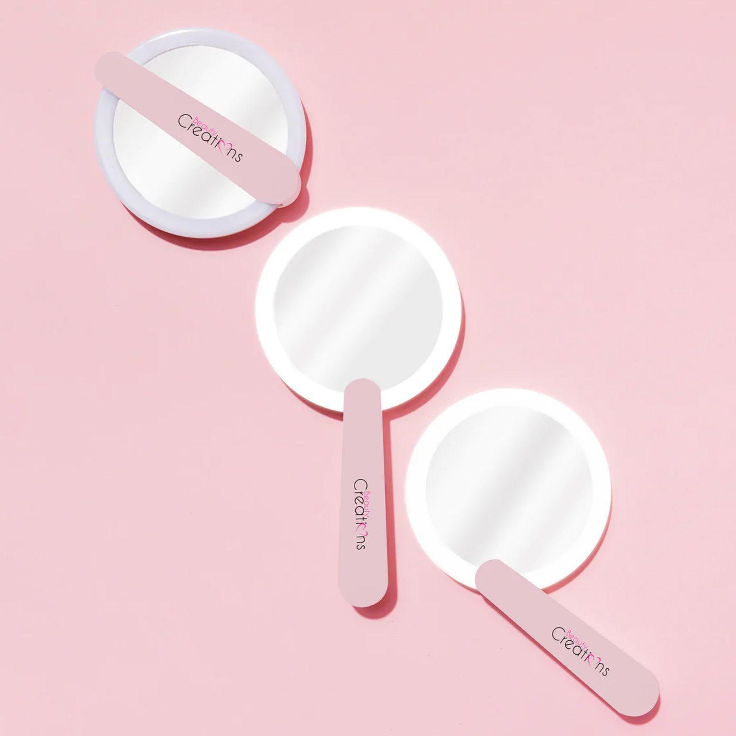 Espejo de Mano Para Maquillaje con Luz Led Beauty Creations-6