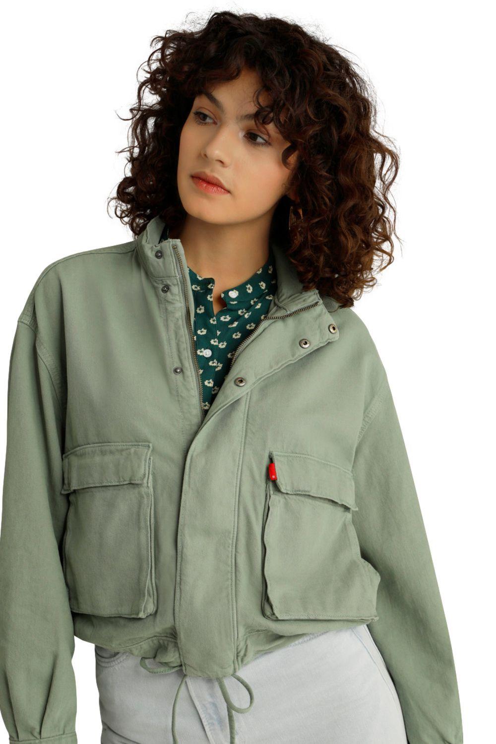 Chaqueta Mujer Ajustable Verde Levis 139672-3