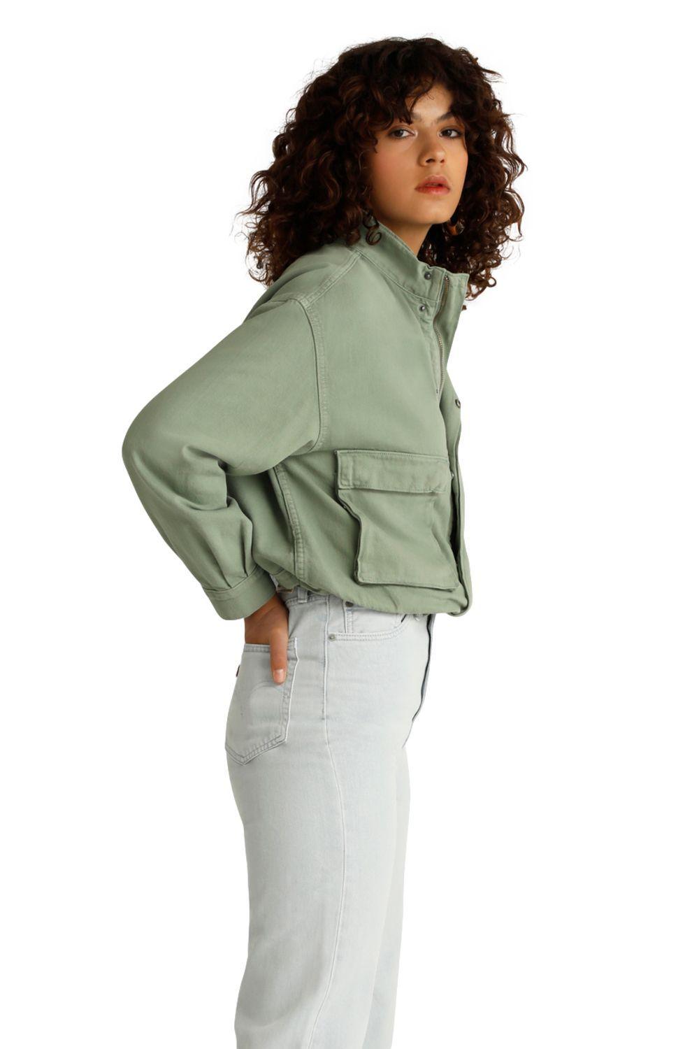 Chaqueta Mujer Ajustable Verde Levis 139672-1