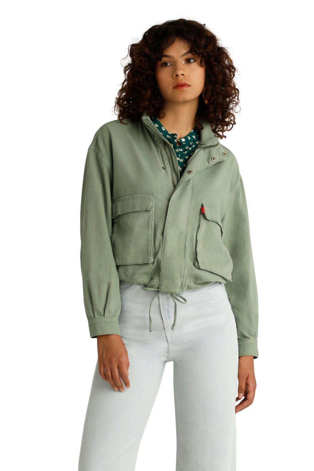 Chaqueta Mujer Ajustable Verde Levis 139672-0