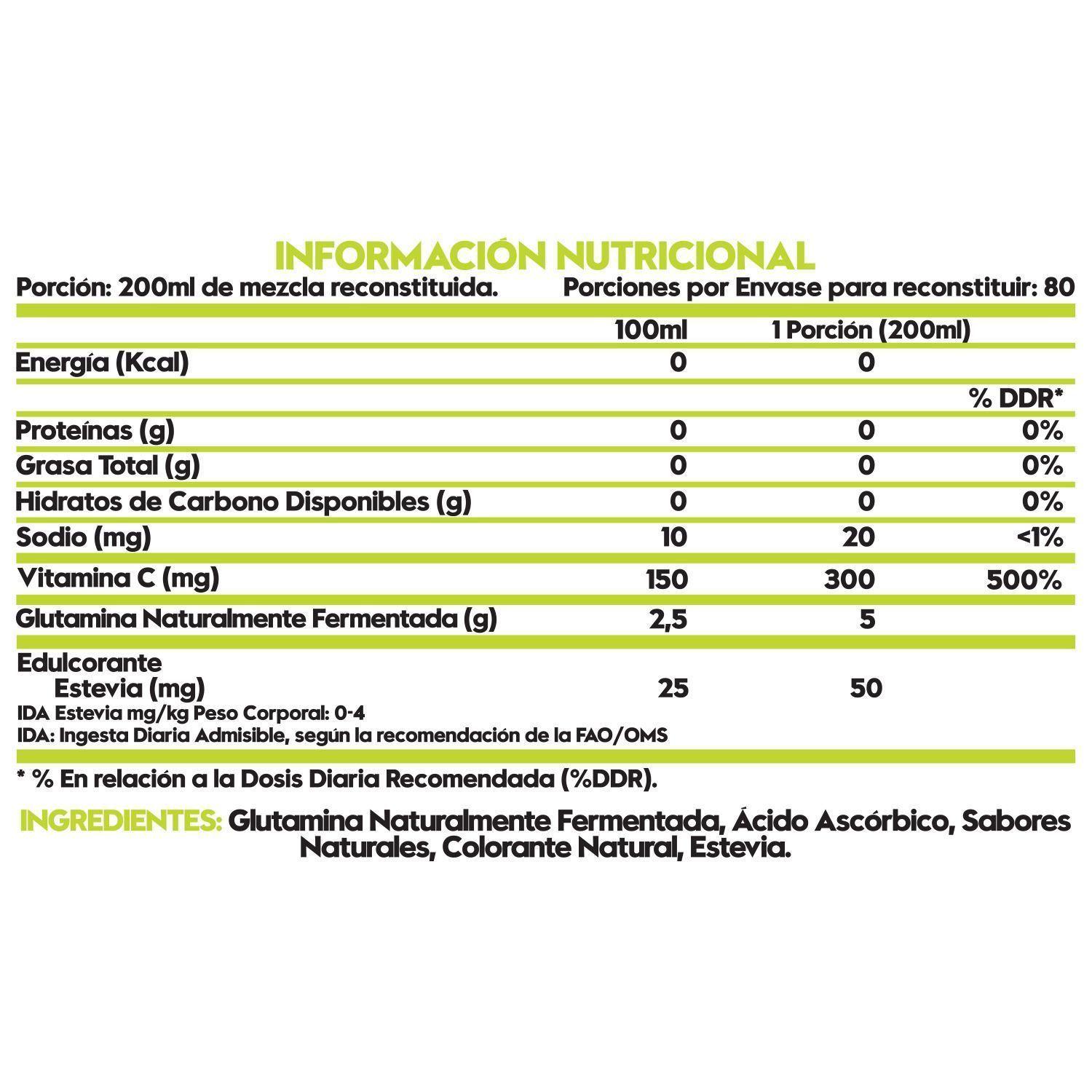 Proteina Whey Deliciosa 2.3 lb Chirimoya alegre + Glutamina 432g 80Sv-2