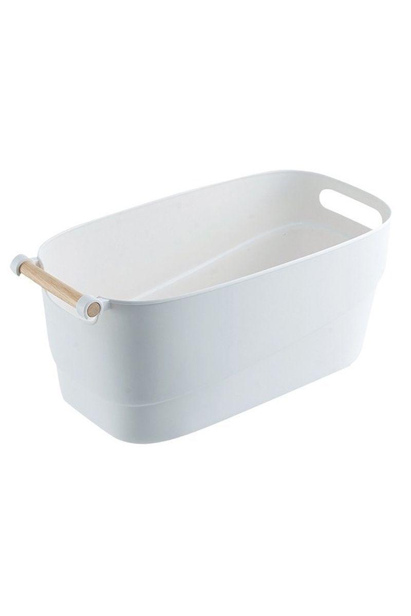 Canasto 15 Lt Retro Blanco-0