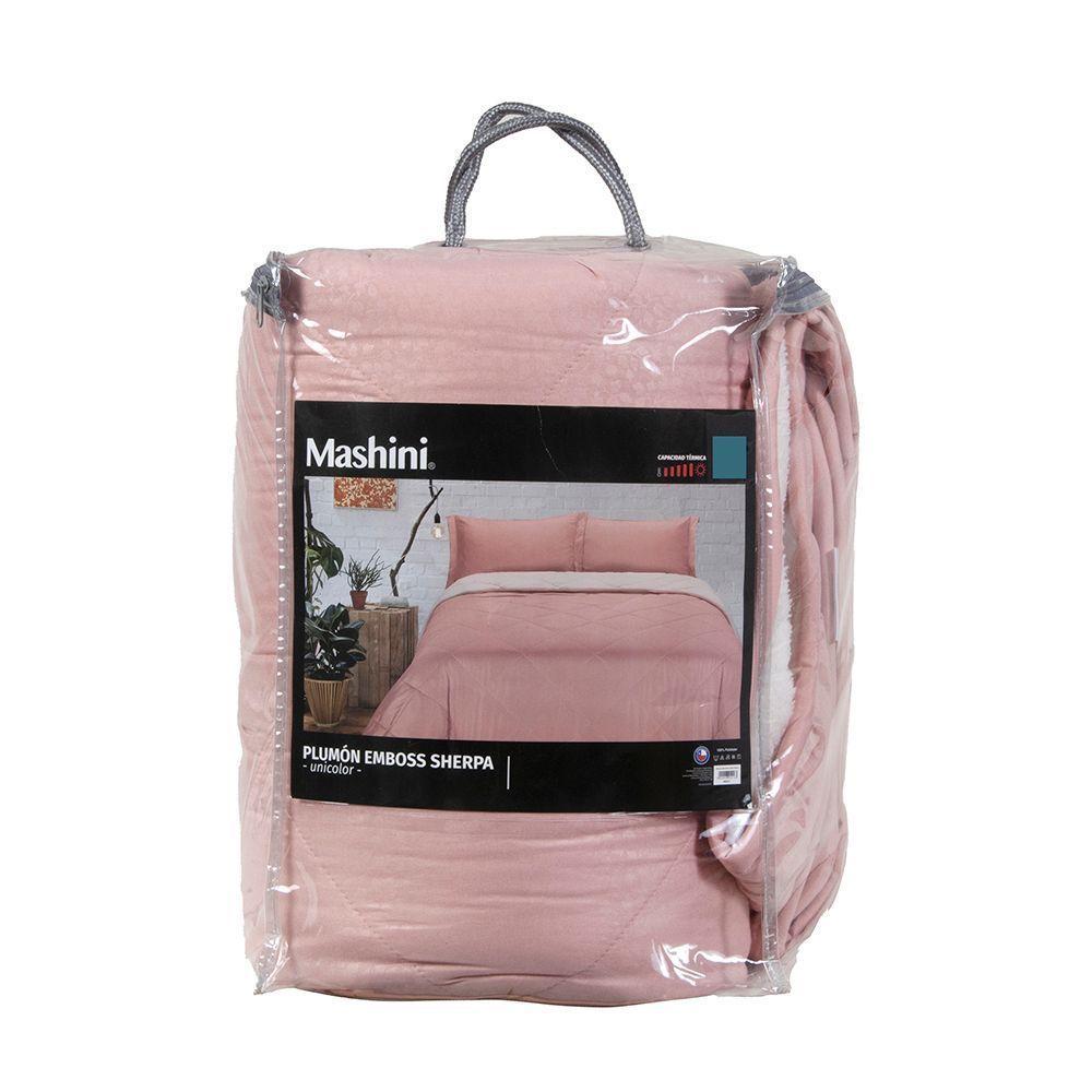 Plumon MF Emboss+Sherpa 2 P Rosado-4