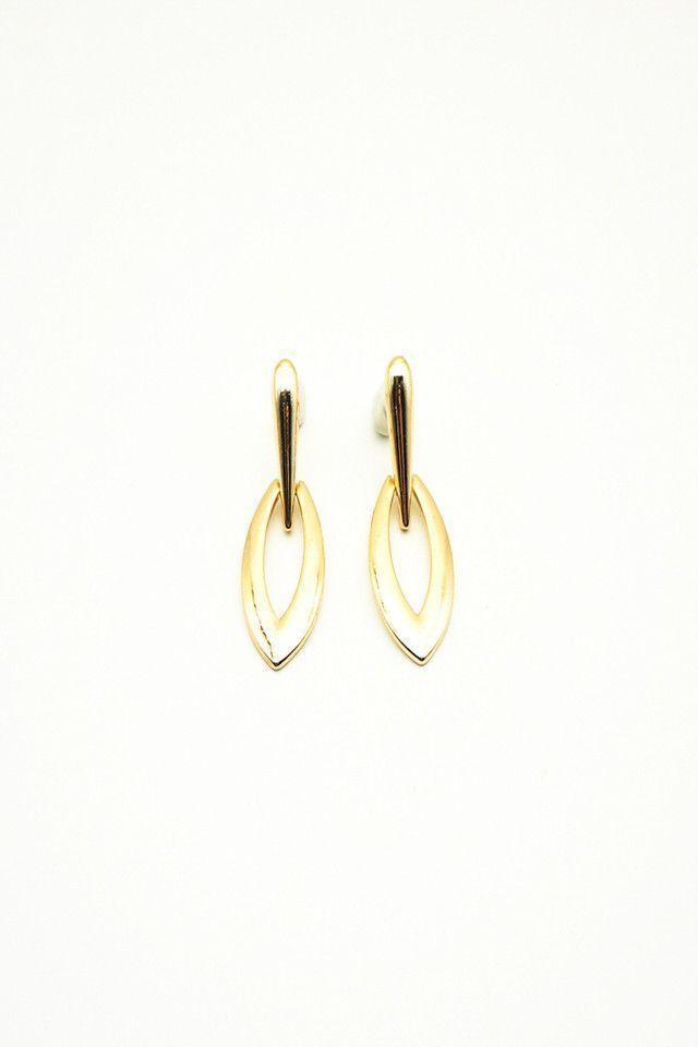Aros Dorados Hojas i-D-0