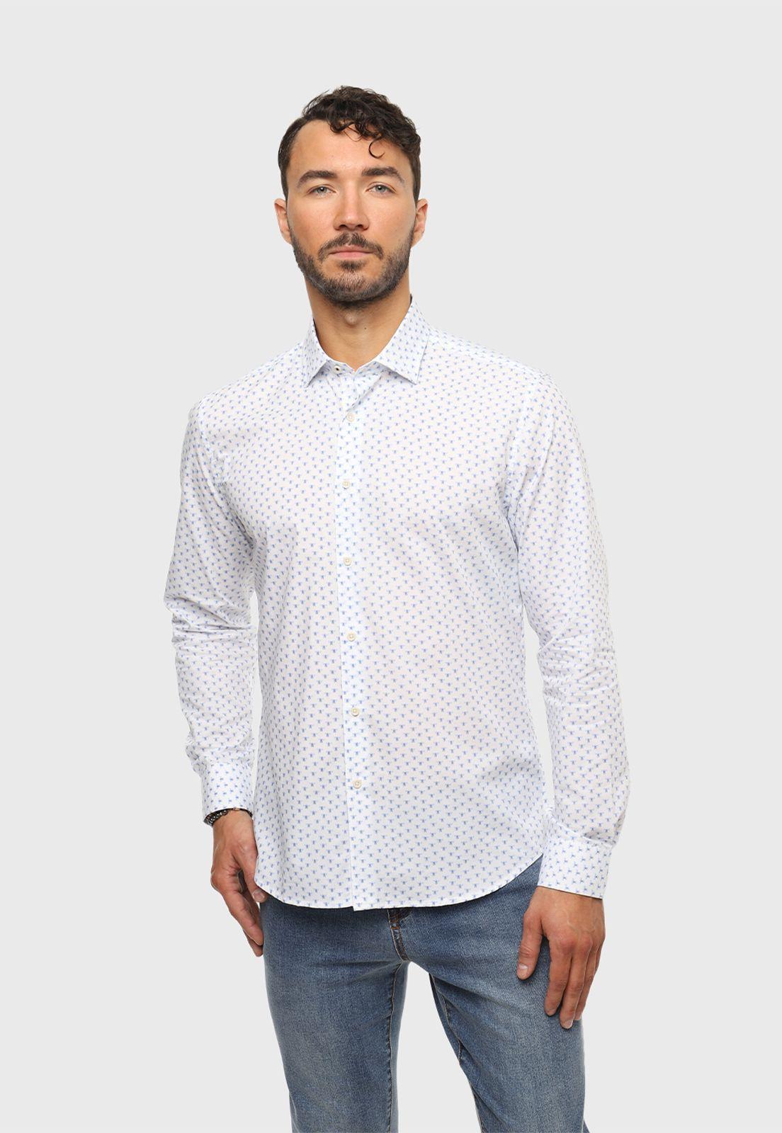 Camisa Casual Mini Print Arrow-0