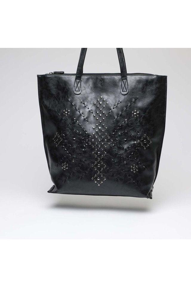 Cartera Hombro Negra Etnic  Humana-1