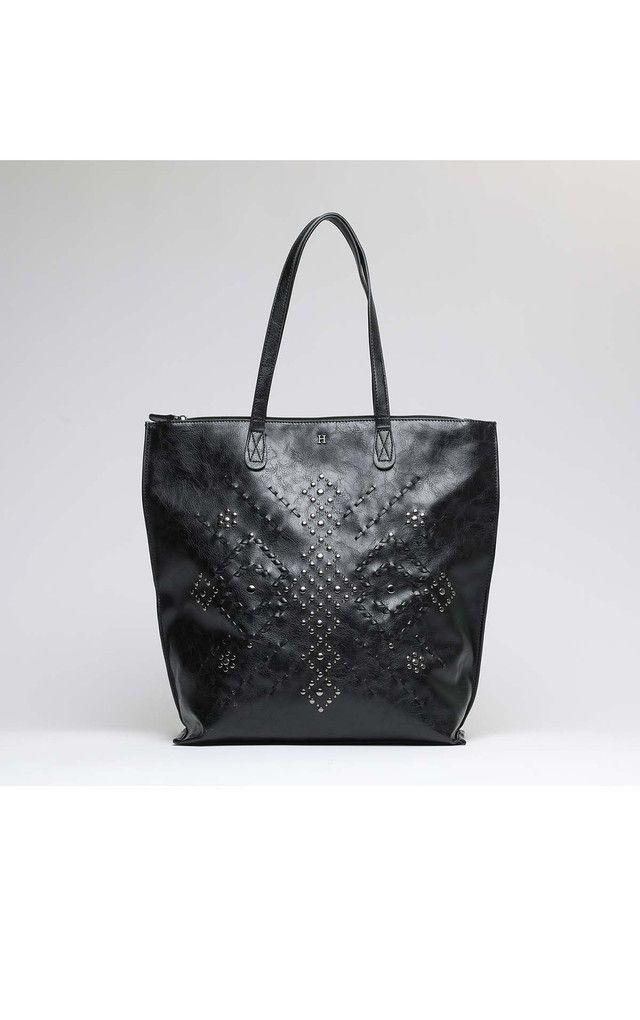 Cartera Hombro Negra Etnic  Humana-0