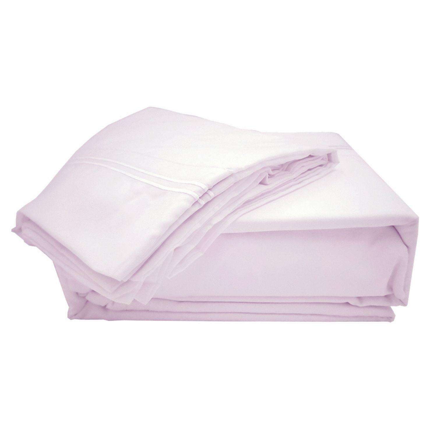 Sábanas Lujo Serie 1800 Super King Rosa 3angeli-0