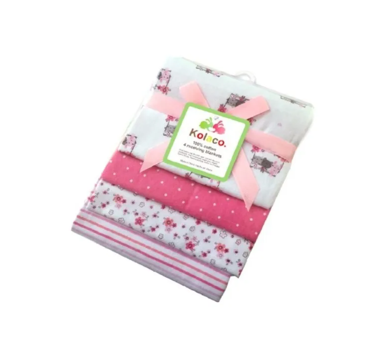 Mantas Tutos Pañales Niño Set 4 Unidades Algodón Bebe-0