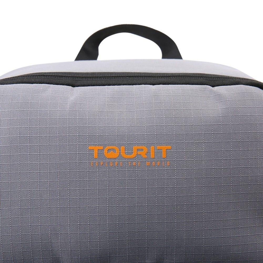 TOURIT Mochila térmica doble cubierta 28L - Gris-7