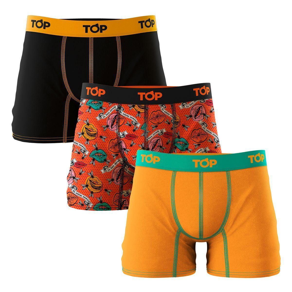 Boxers Medio Algodón Refranes Pack 3 C5-0