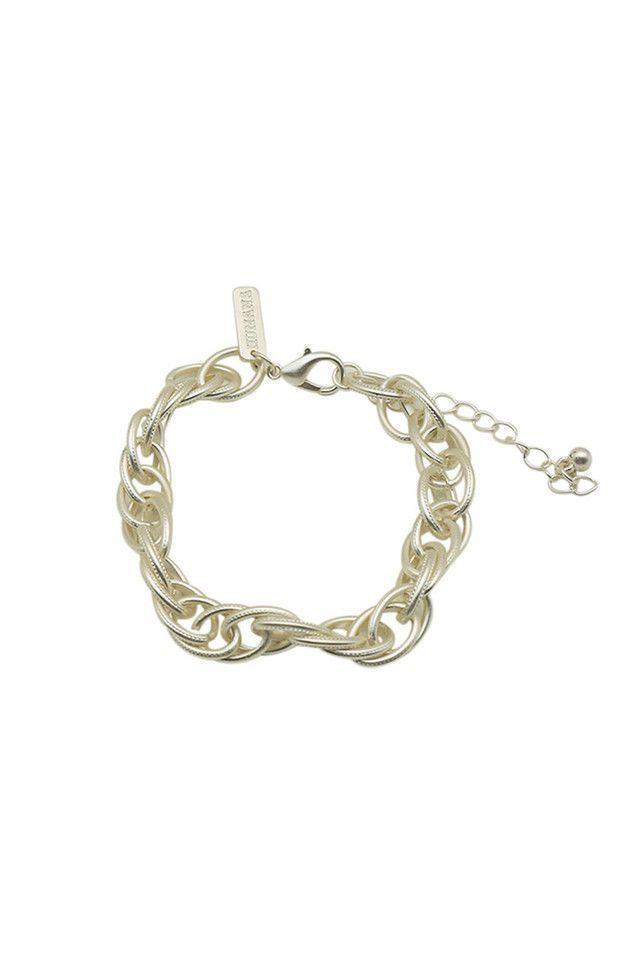 Pulsera Blanda Plateada Copper Pia Humana-0