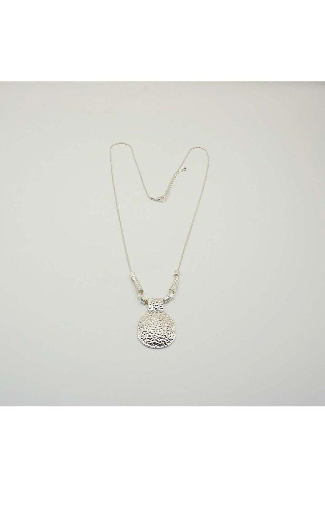 Collar Largo Guarda Plateado  i-D-0