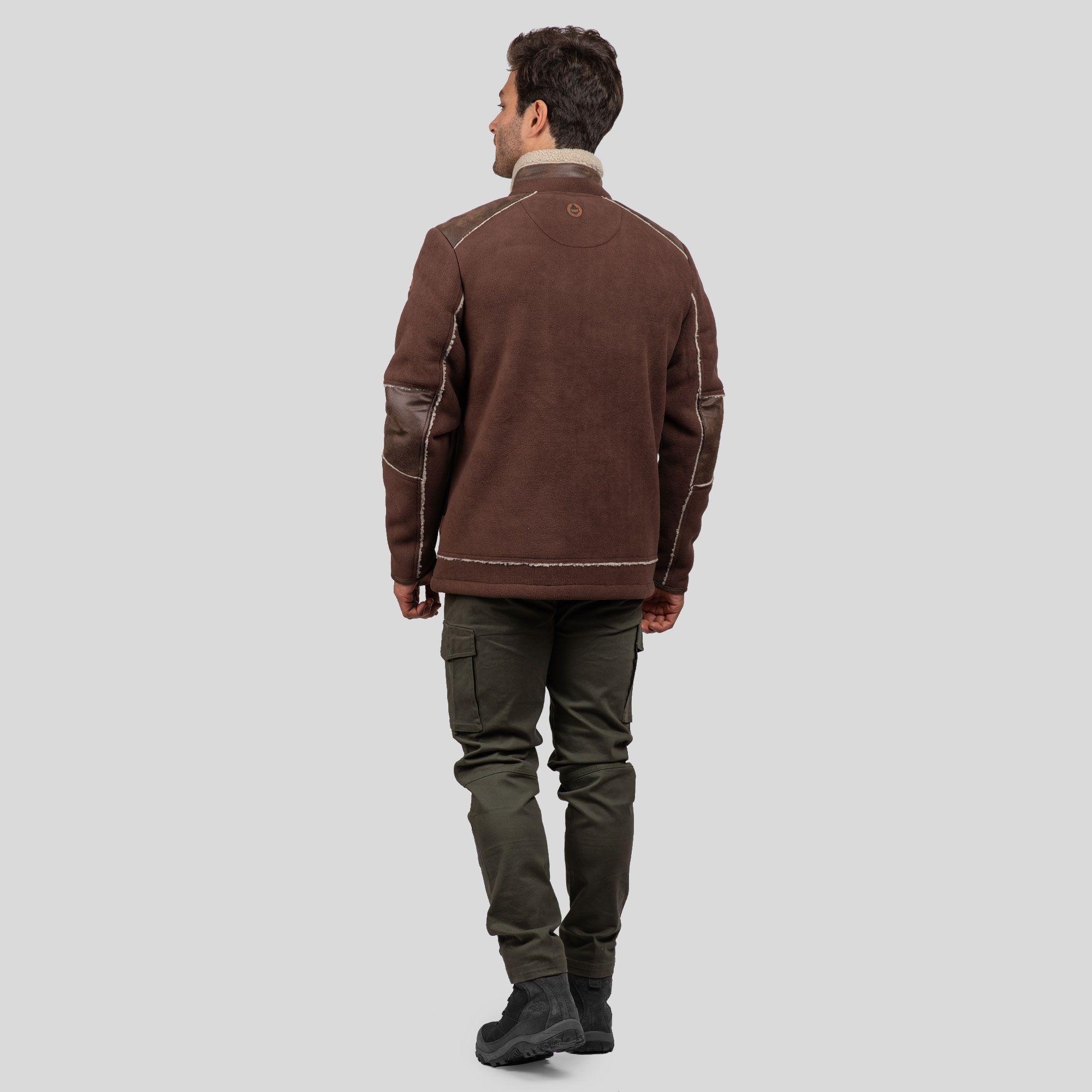 Chiporro Arok Men Reversed Sherpa Brown Gnomo-2