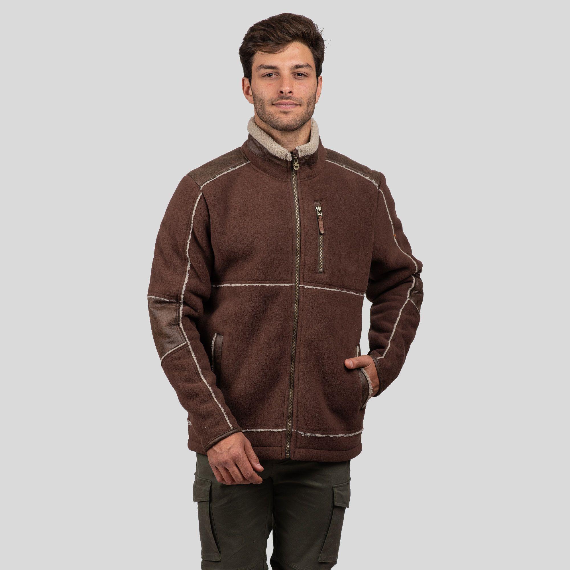 Chiporro Arok Men Reversed Sherpa Brown Gnomo-0