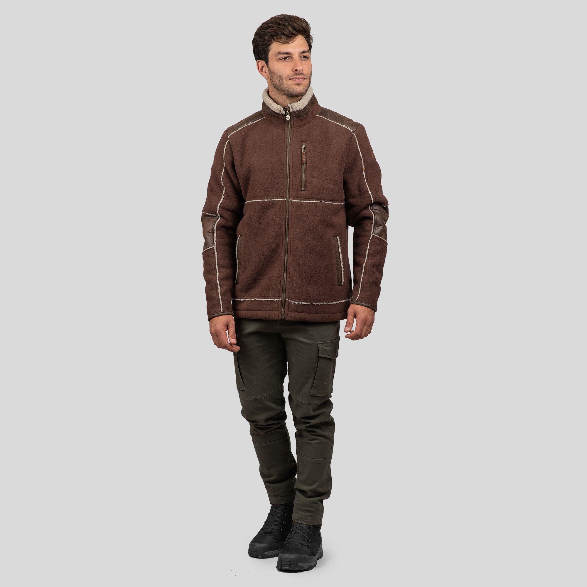 Chiporro Arok Men Reversed Sherpa Brown Gnomo-1