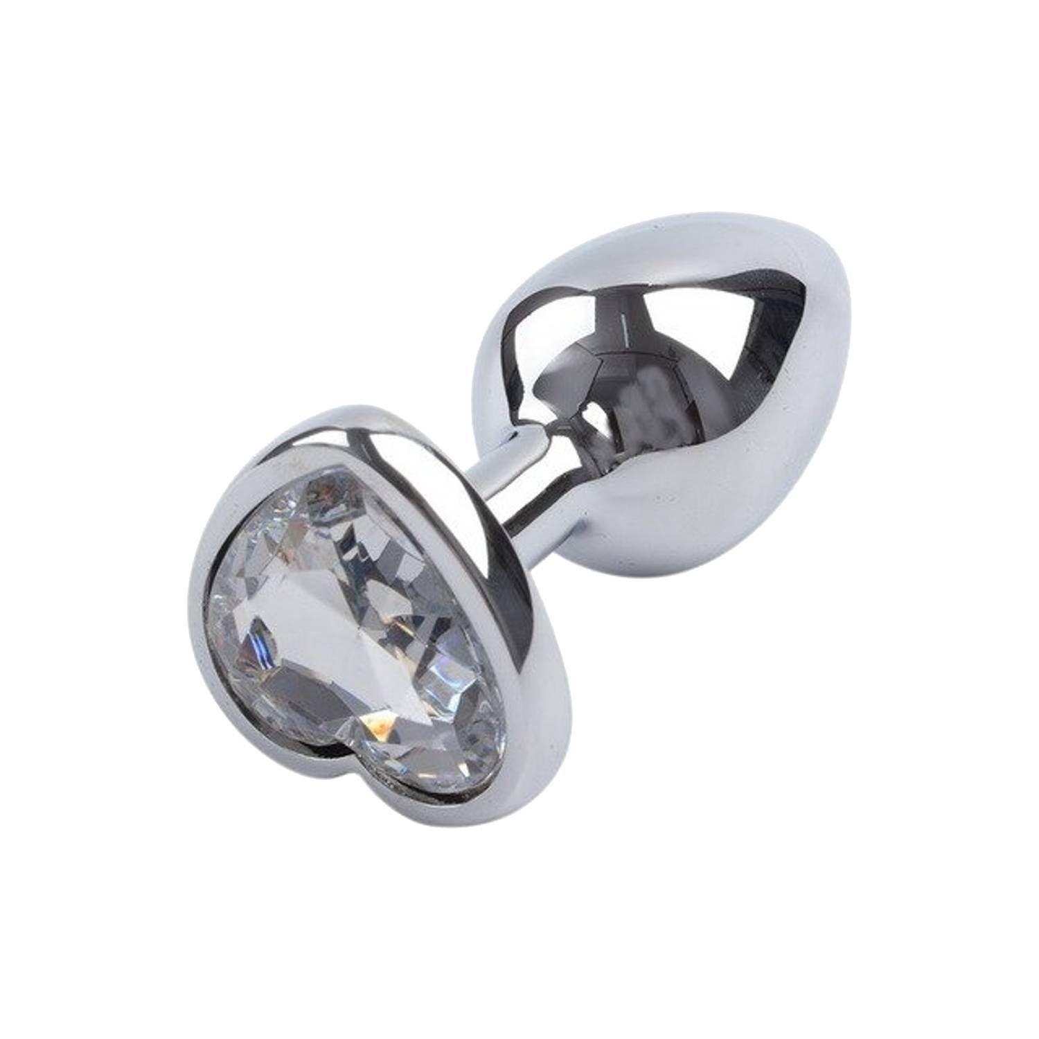 PLUG ANAL CORAZON SILVER TALLA L-0