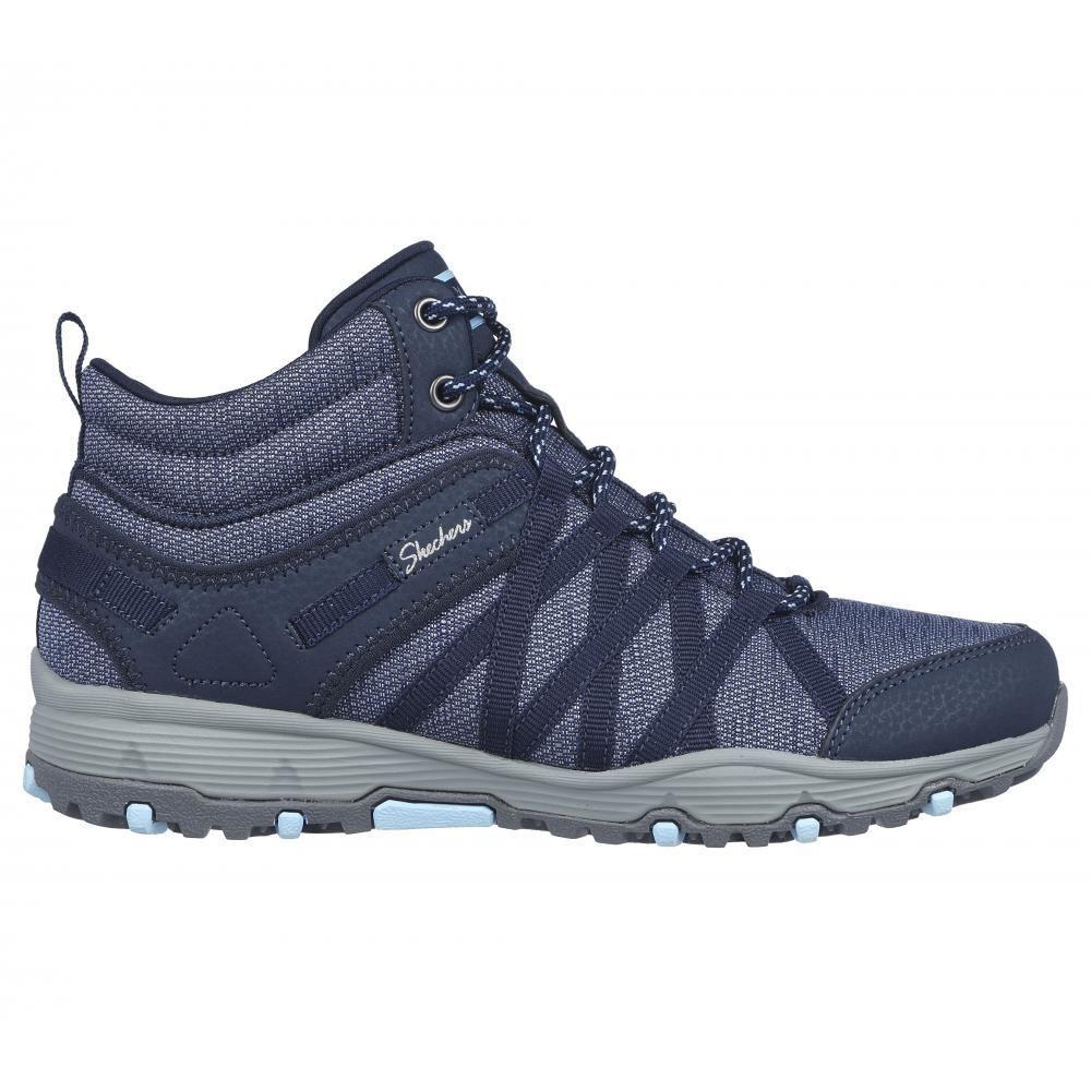 Zapatilla Mujer Seager Hiker Azul Skechers-4