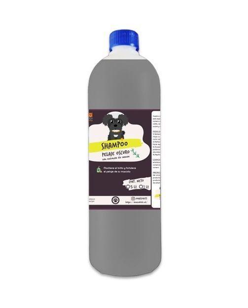 Pack Shampoo Para Perro Pelaje Negro Orgánico + Anti Pulgas 1lt-2