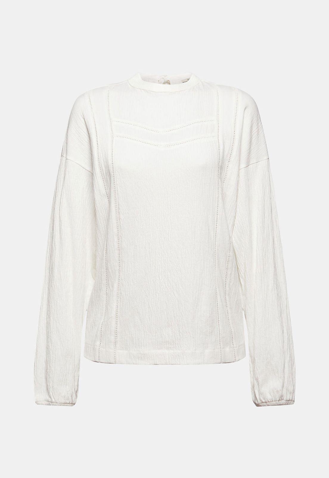 Polera Mujer Manga Larga Con Bordado Esprit-3