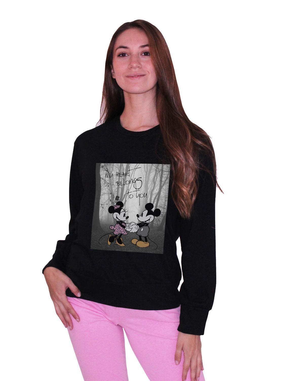 Pijama Mujer Algodón  Estampado Minnie Mickey-1