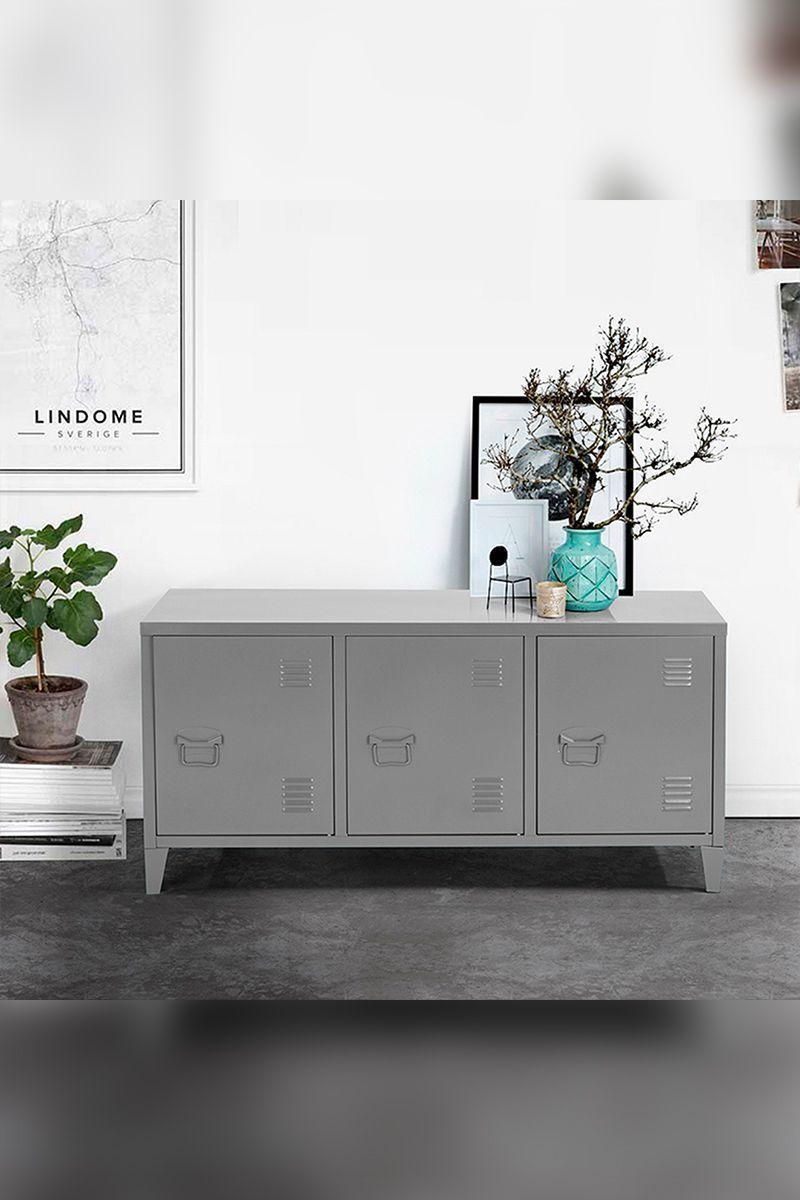 Buffet Gabinete Raks Tv Mesa Arrimo Cómoda Metal-41