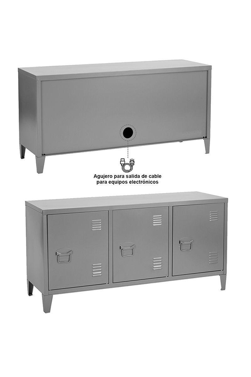 Buffet Gabinete Raks Tv Mesa Arrimo Cómoda Metal-31