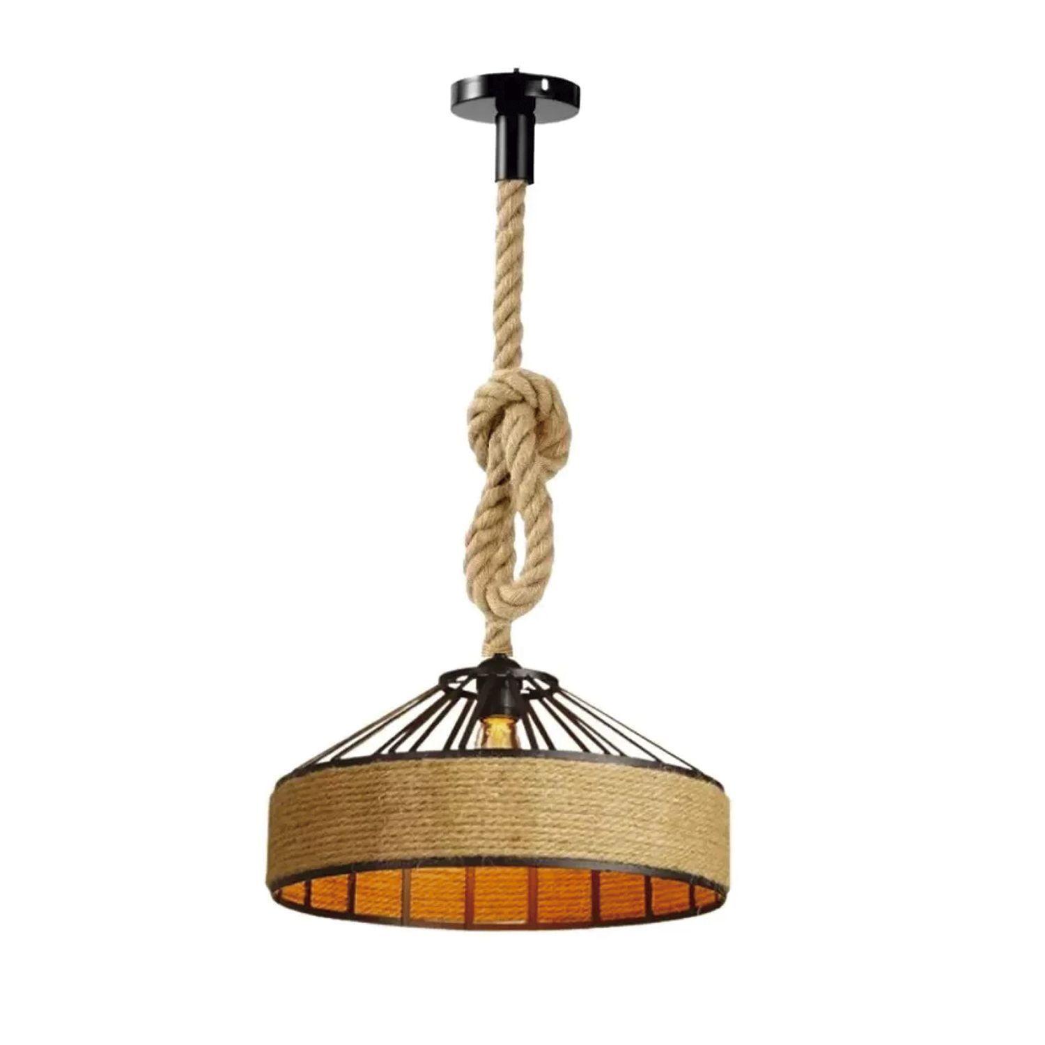 Lámpara Colgante E-27 Rústica Achernar II-1