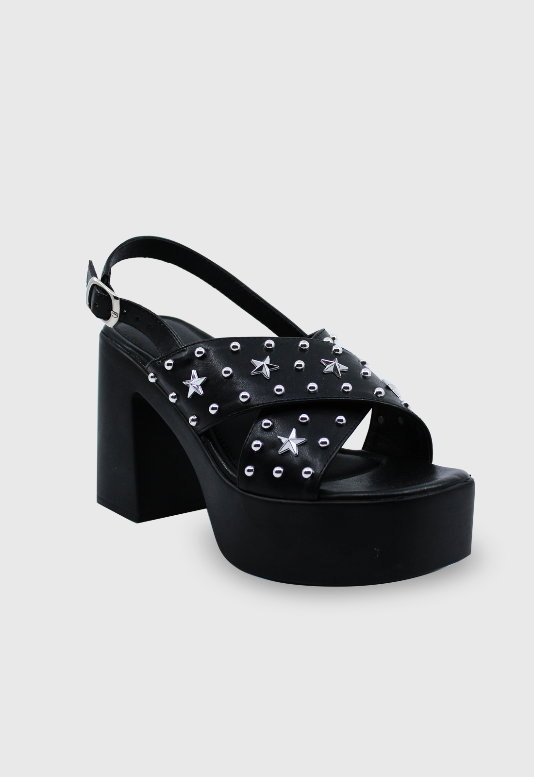 Sandalia Tudela negro Stylo Shoes-1