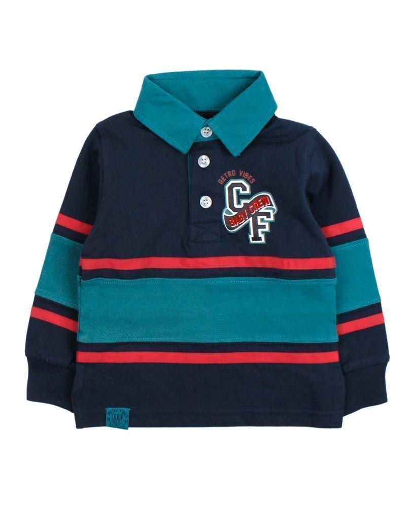 Polera Bebé Niño C/Cuello Retro Vibes Ficcus-0