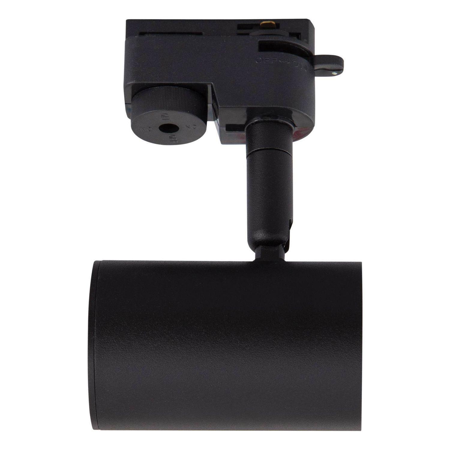 Foco Para Riel Monofásico Porta GU10 Negro-4