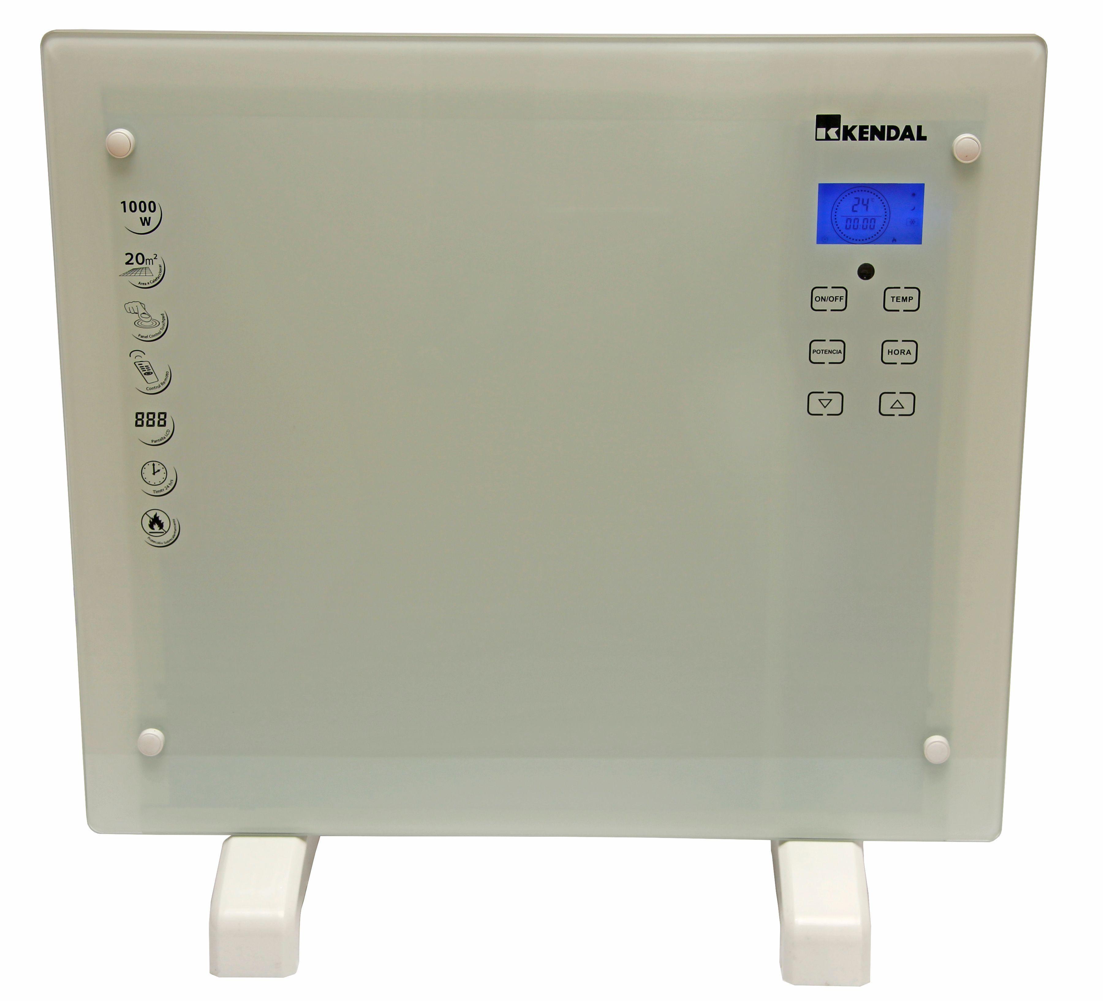 Panel Convector De Vidrio Templado Blanco Gh-10R-0